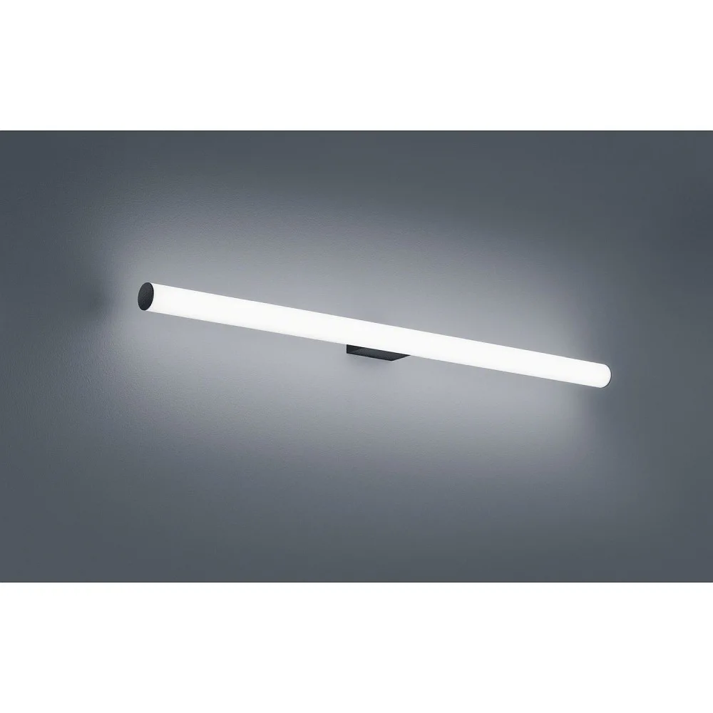[HEL-18/2022.22] Helestra LED Wall luminaire LOOM 90 LED Mirror lamp IP44 (black matt)