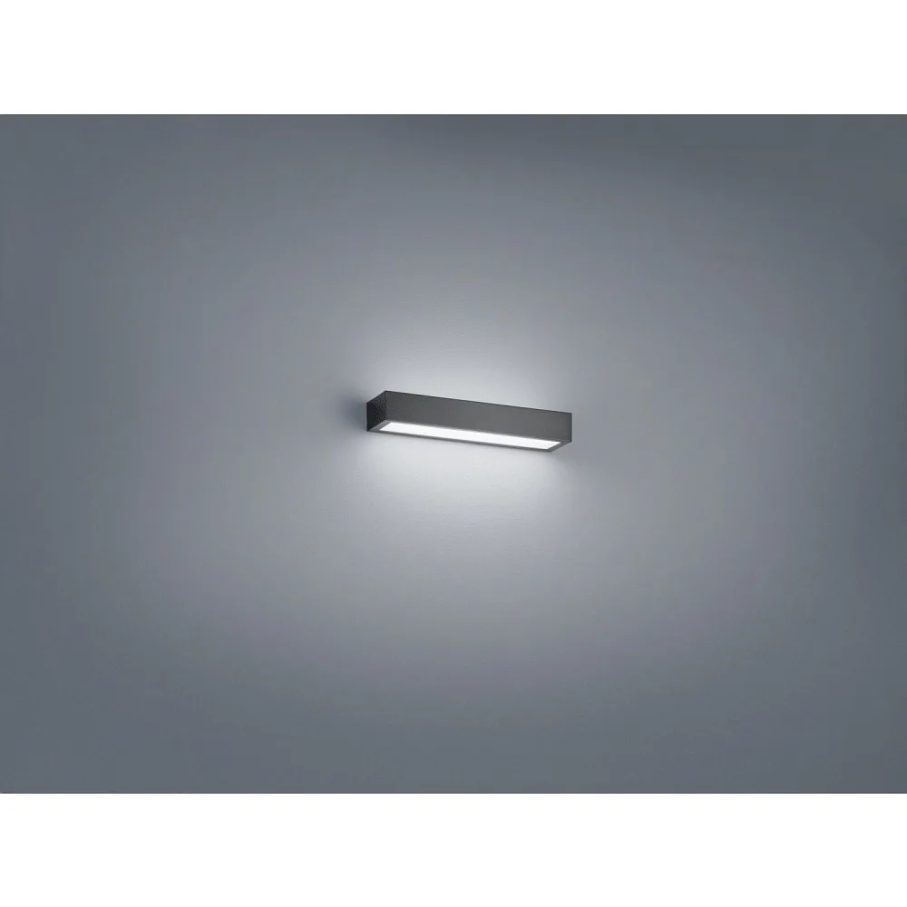 Helestra Applique LED THEIA 30 Lampada da specchio LED IP 44 nero opaco