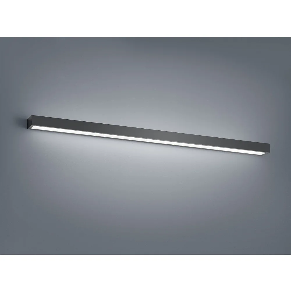 Helestra Applique murale LED THEIA 120 Lampe miroir LED IP 44 noir mat