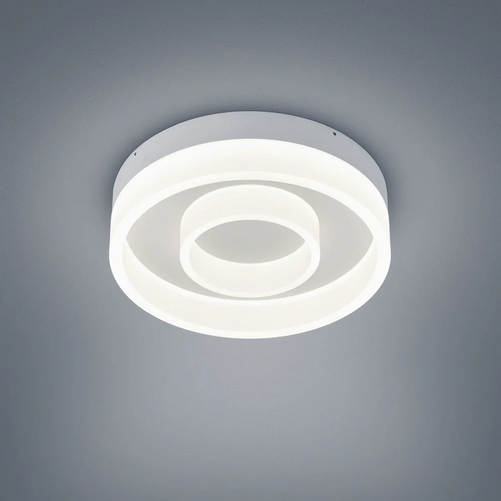 Helestra Plafoniera LED LIV 30 LED Apparecchio per bagno, IP30, bianco opaco