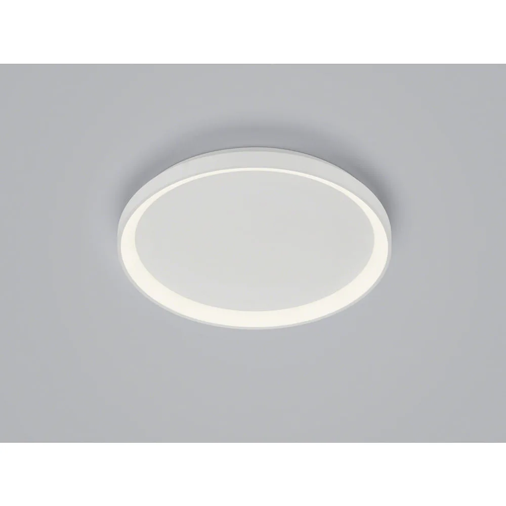 Helestra Deckenleuchte MORI CCT Switch, mit Diffusor IP20, mattweiß dimmbar