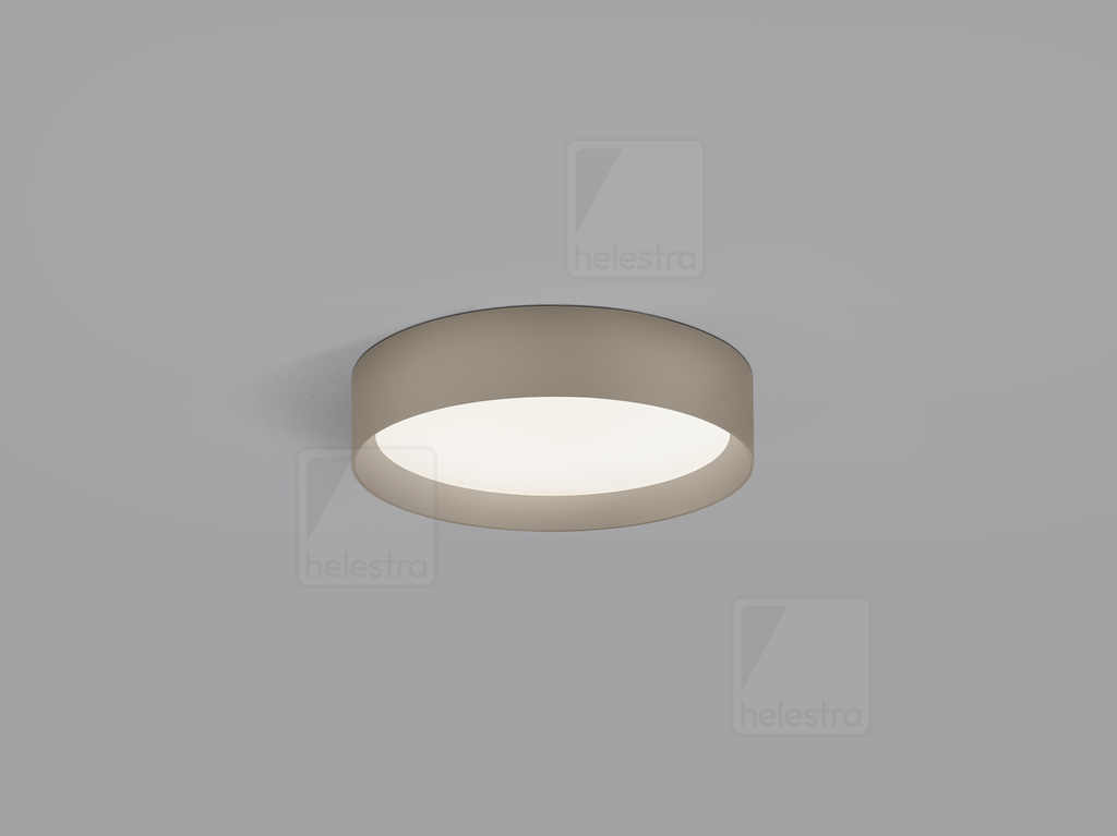 [HEL-15/2415.70] Helestra Plafonnier ENIO rond IP20, brun café dimmable, 28 W