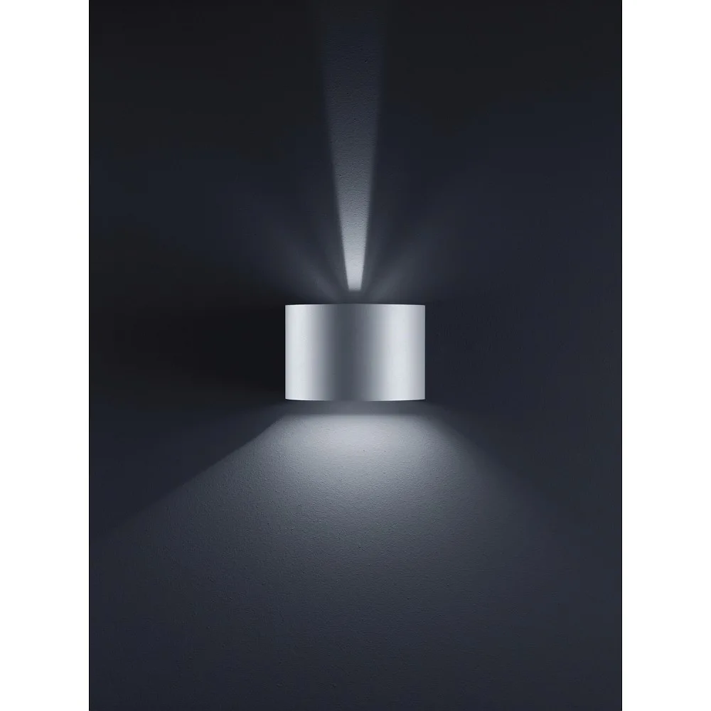 [HEL-A28342.46] Helestra Applique d'extérieur SIRI 44-R IP54 gris argent