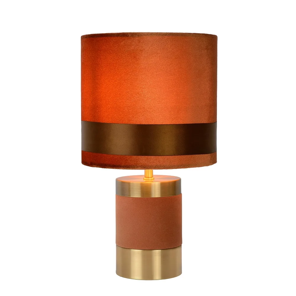 [LUC-10500/81/43] Lucide Tischleuchte EXTRAVAGANZA FRIZZLE rund E14 IP20 (Braun)