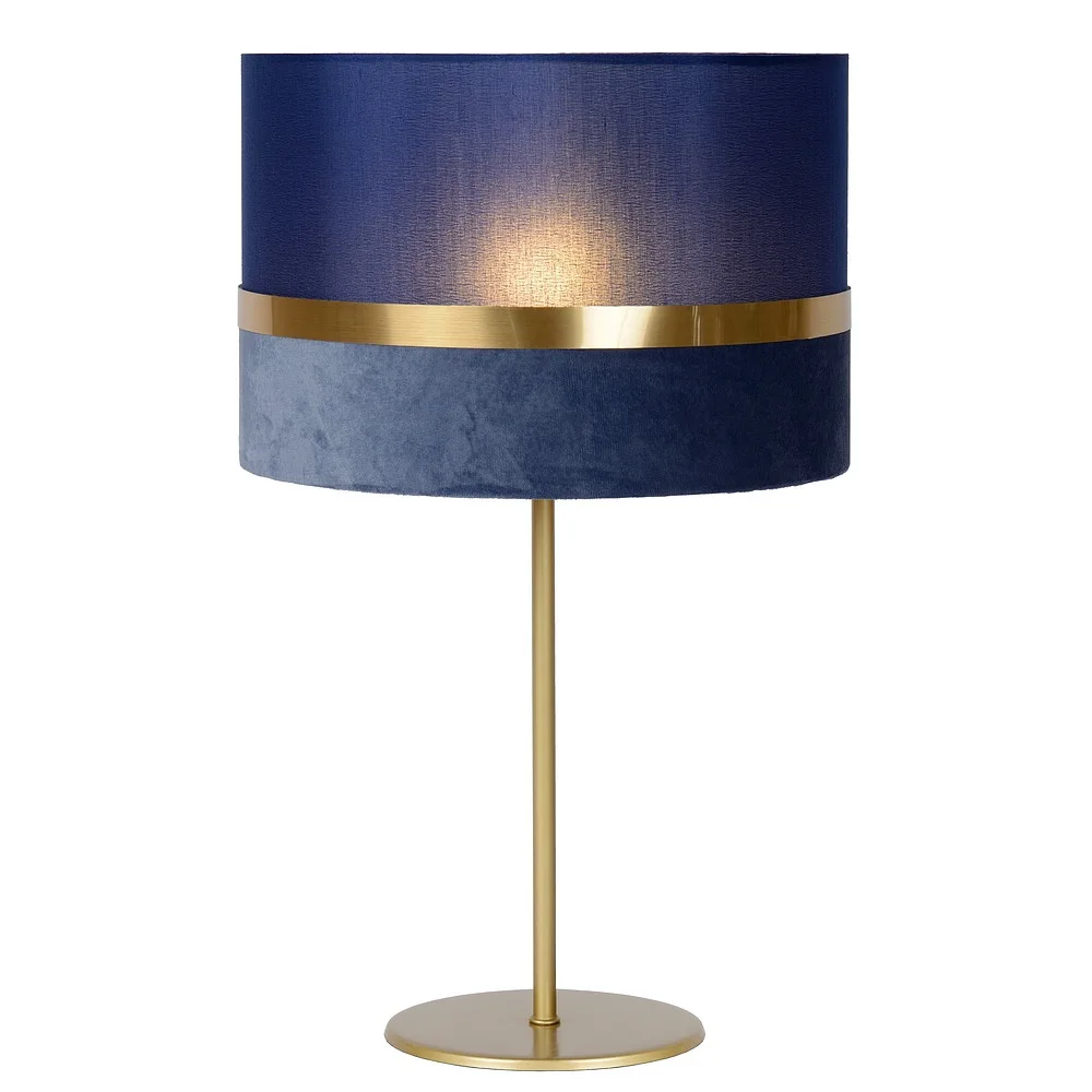[LUC-10509/81/35] Lucide Lampada da tavolo EXTRAVAGANZA TUSSE rotonda E14 IP20, verde, oro (blu oro)