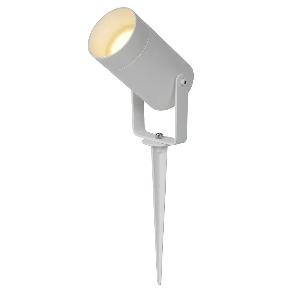 [LUC-09832/01/31] Lucide Luminaire avec piquet TAYLOR cylindrique, orientable GU10 IP65, dimmable (blanc)