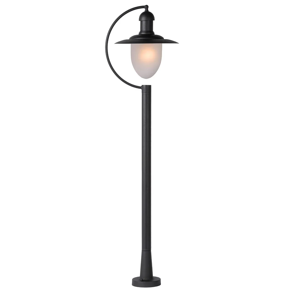 [LUC-11873/01/30] Lucide Wegeleuchte ARUBA rund E27 IP44 (Schwarz)
