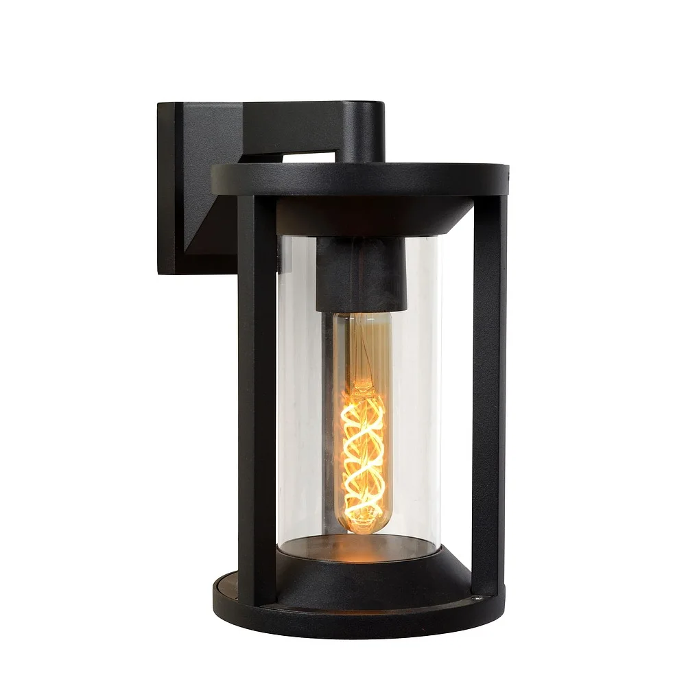 Lucide Applique da esterno CADIX cilindrica E27 IP65, nera