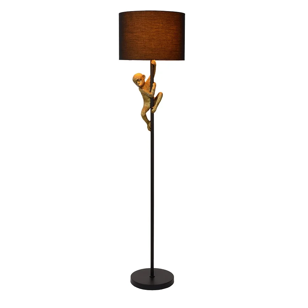 Lucide Floor lamp EXTRAVAGANZA CHIMP E27 IP20, gold, black