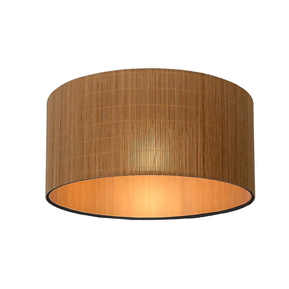 [LUC-03129/42/30] Lucide Plafoniera MAGIUS rotondo E27 IP20, legno, nero dimmerabile