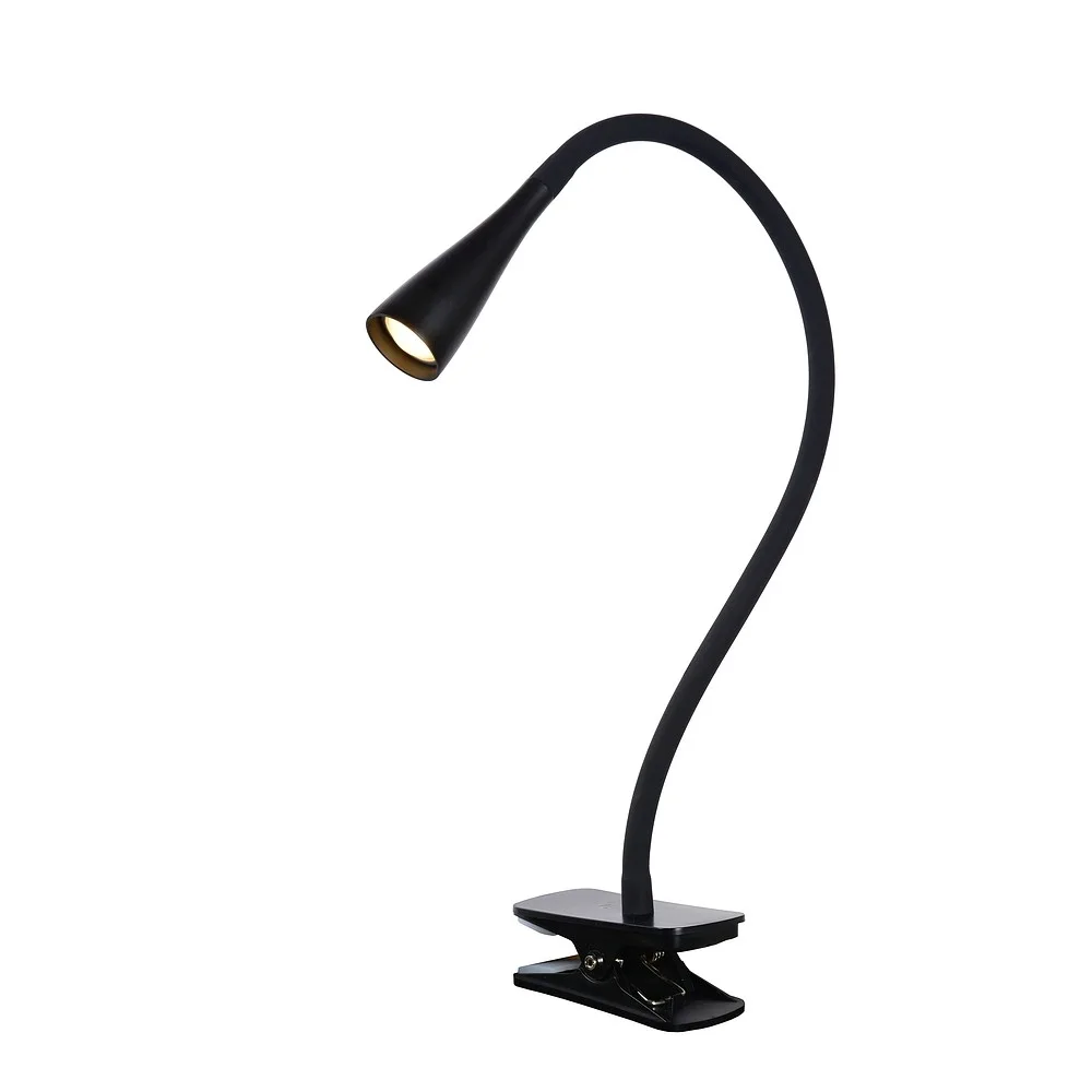 [LUC-18256/03/30] Lucide Lampe à pince ZOZY LED carré, flexible IP20, noir dimmable