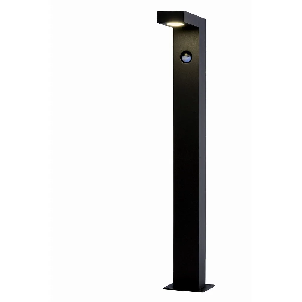 [LUC-28851/61/30] Lucide Bollard lamp TEXAS IR LED square IP54, anthracite