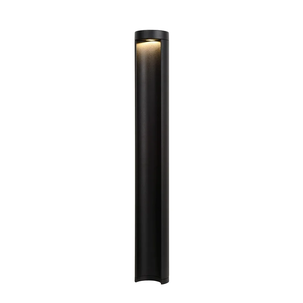 Lucide Paletto da giardino COMBO LED cilindrico IP54, nero, Ø∕ L∕ W∕ H: 9∕ 9∕ 9∕ 65 cm