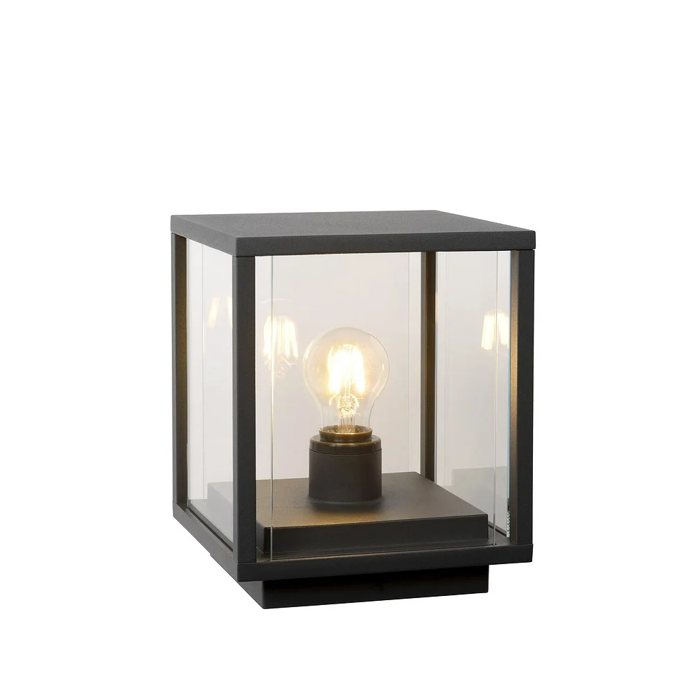 Lucide Wegeleuchte CLAIRE quadratisch E27 IP54, anthrazit