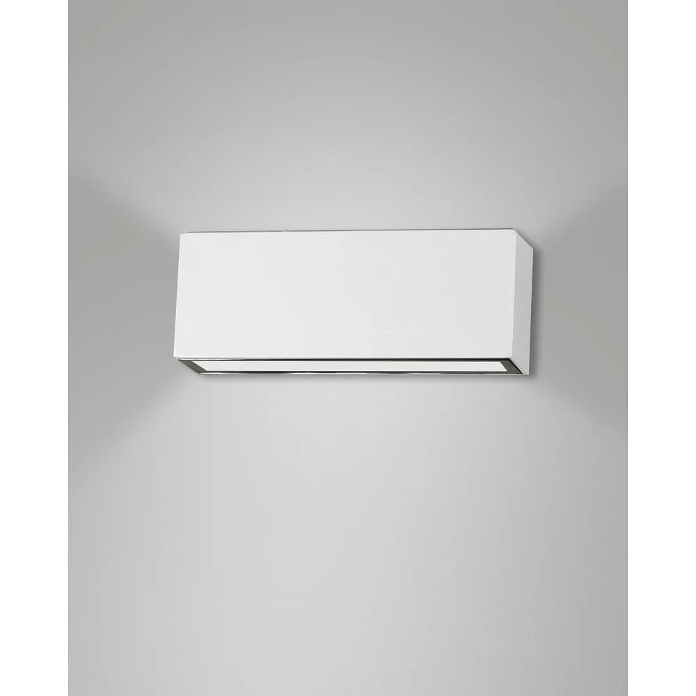Fabas Luce Applique da esterno LED TRIGG, IP54, 14W – bianco