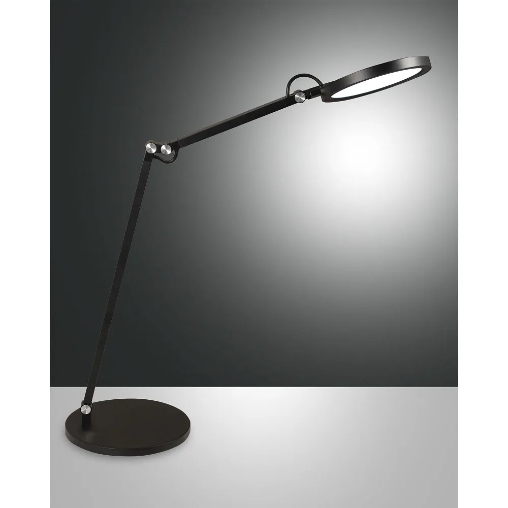 [FAB-3551-30-101] Fabas Luce LED Table lamp REGINA, 1x 9W, 2700-5000K, 795lm, IP20, black