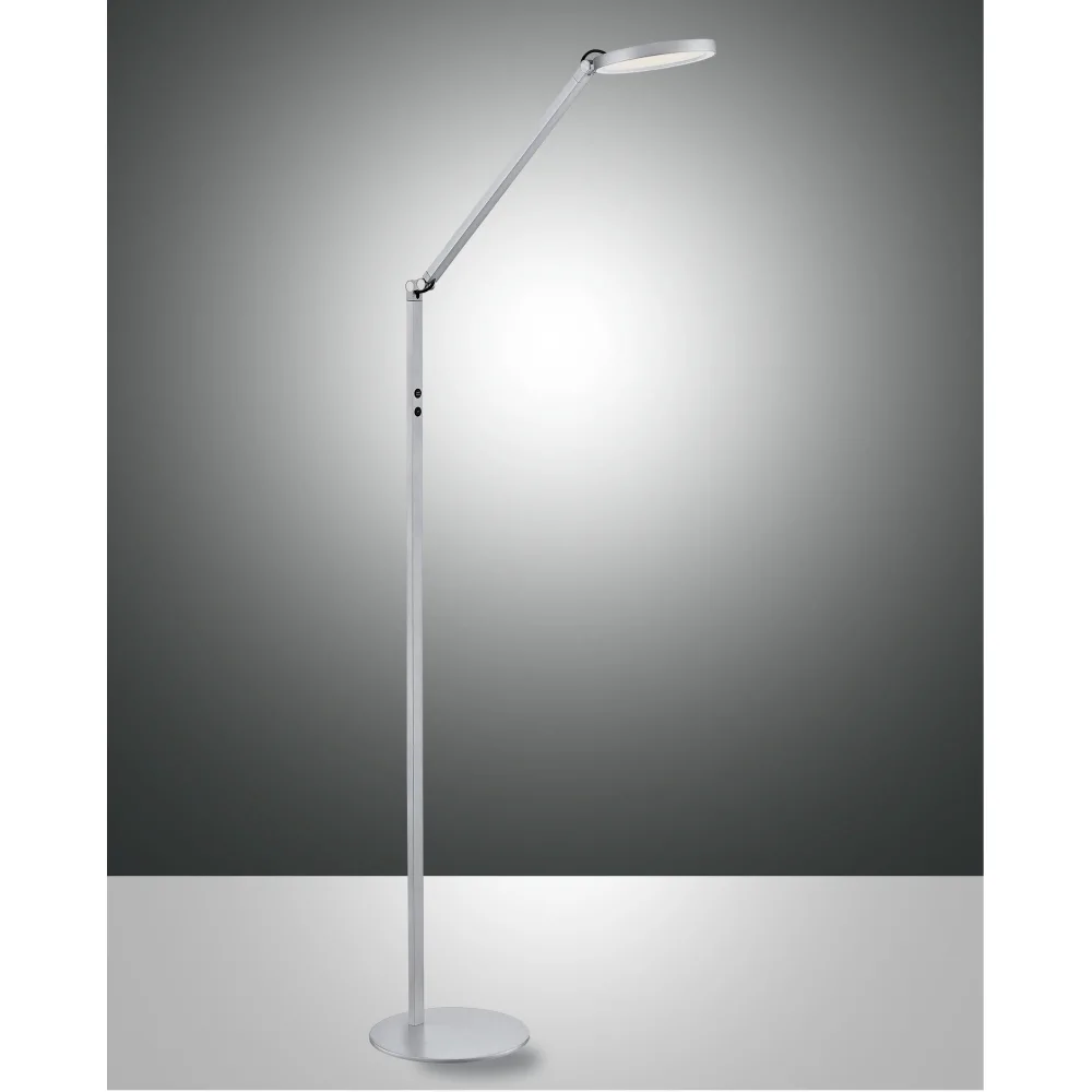 [FAB-3551-11-212] Fabas Luce LED Floor lamp REGINA Reading luminaire, 1x 9W, 2700-5000K, 1000lm, IP20, aluminum