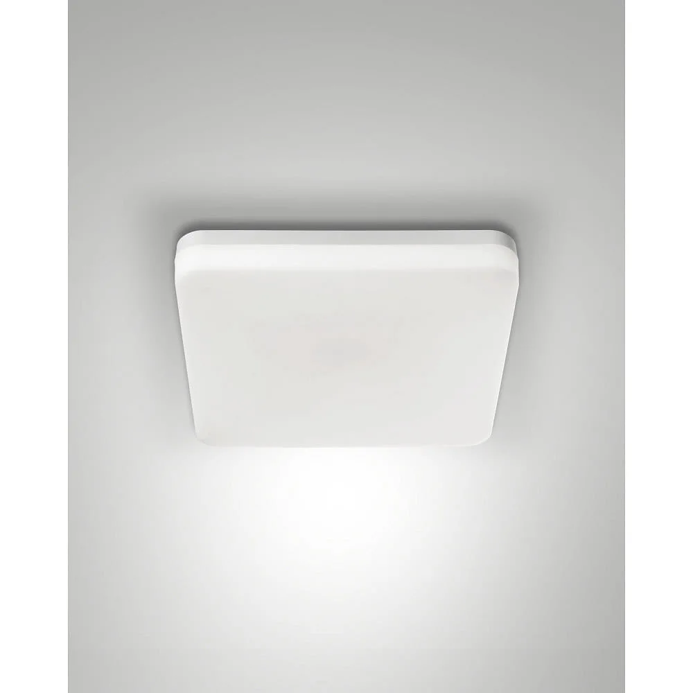 [FAB-3526-63-102] Fabas Luce LED Deckenleuchte FOLK, 1x 27W, 3000K, 2150lm, IP65, weiß, mit Bewegungsmelder