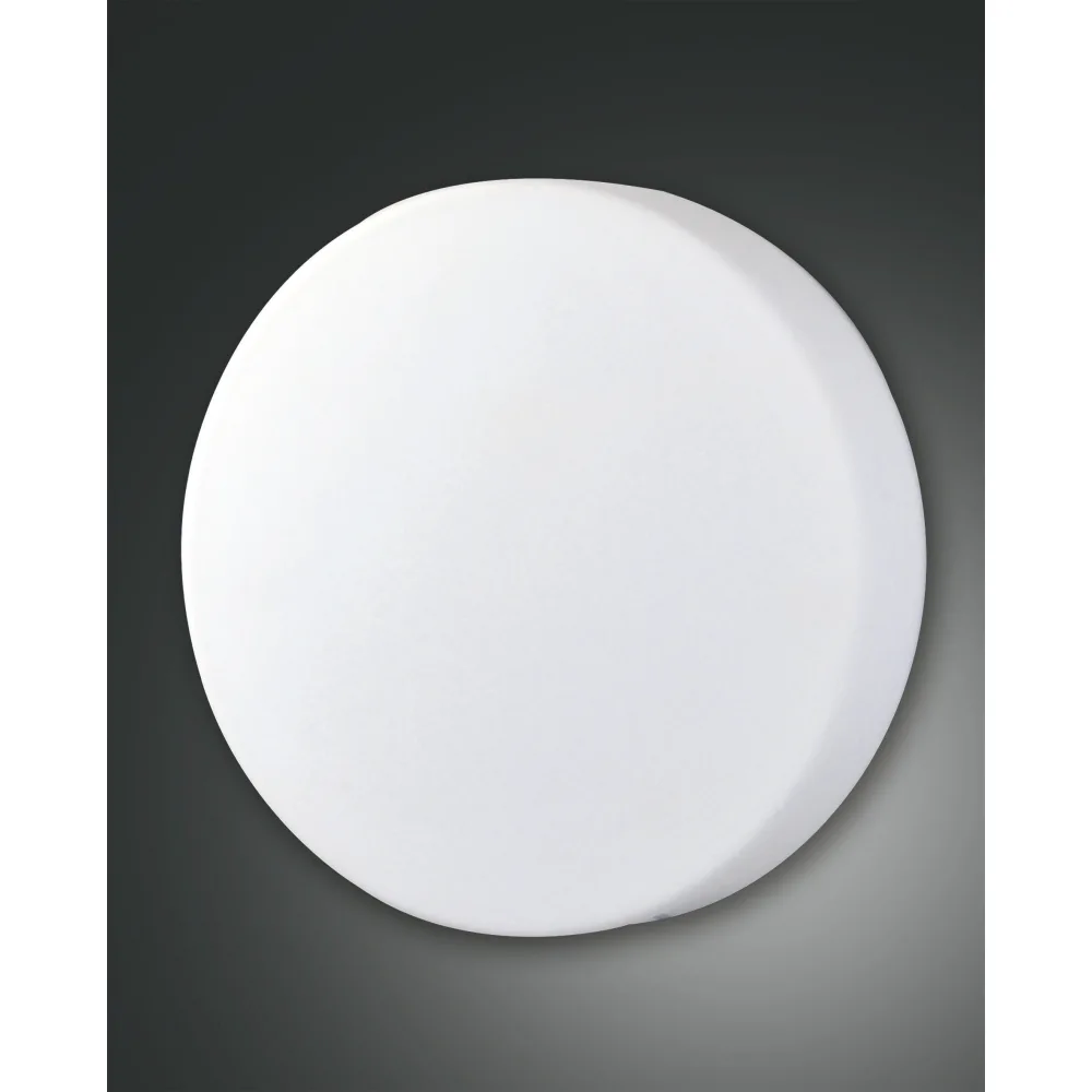 Fabas Luce GRAFF Deckenleuchte, E27, weiß, Ø 40cm