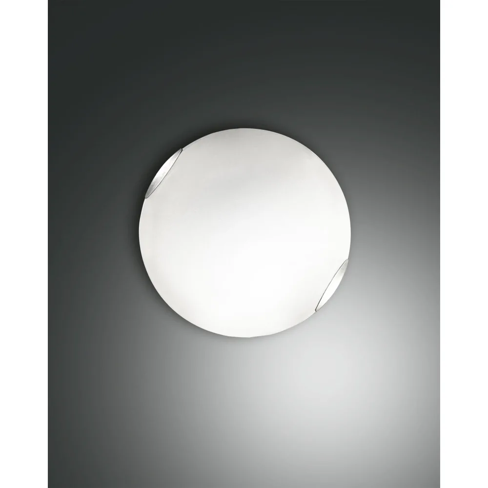 Fabas Luce Plafoniera LED FOX LED, 1x 12W, 3000K, 1000lm, IP20, bianco