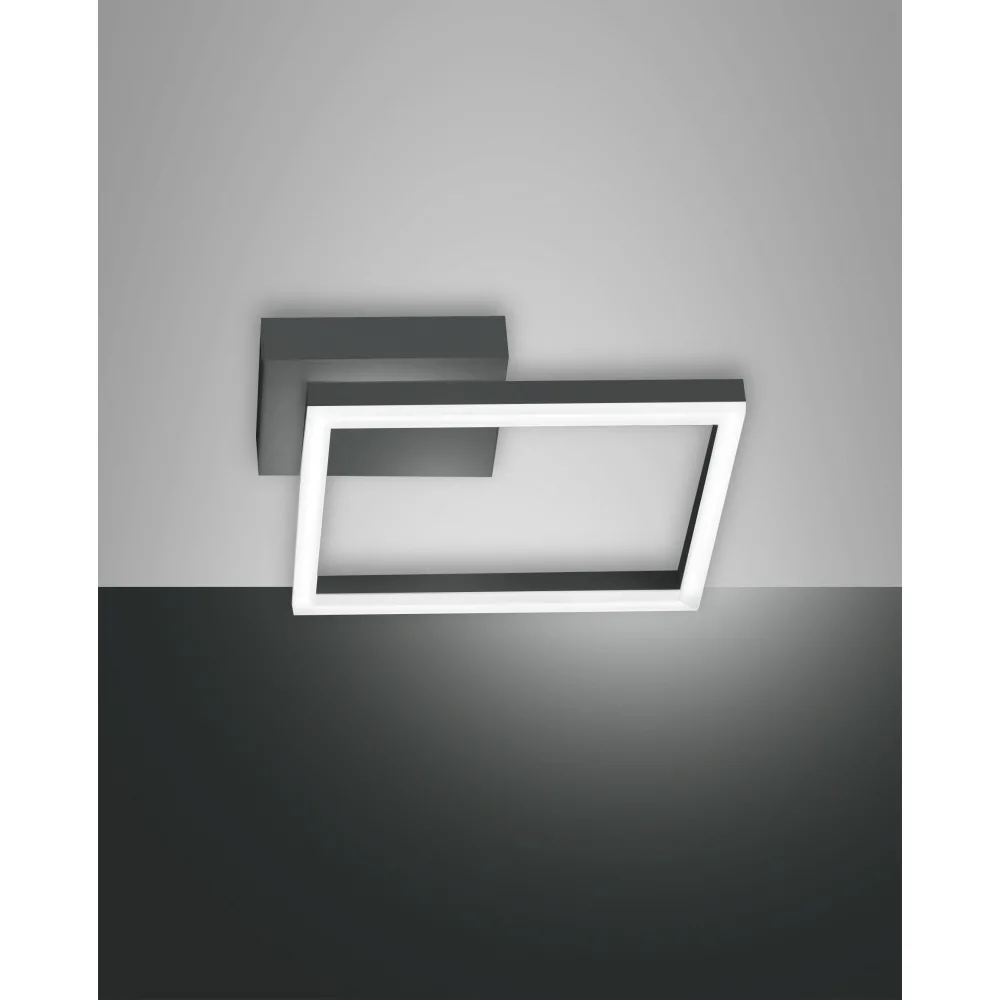 [FAB-3394-21-282] Fabas Luce Applique LED BARD, 1x 22W, 3000K, 1980lm, IP20, antracite