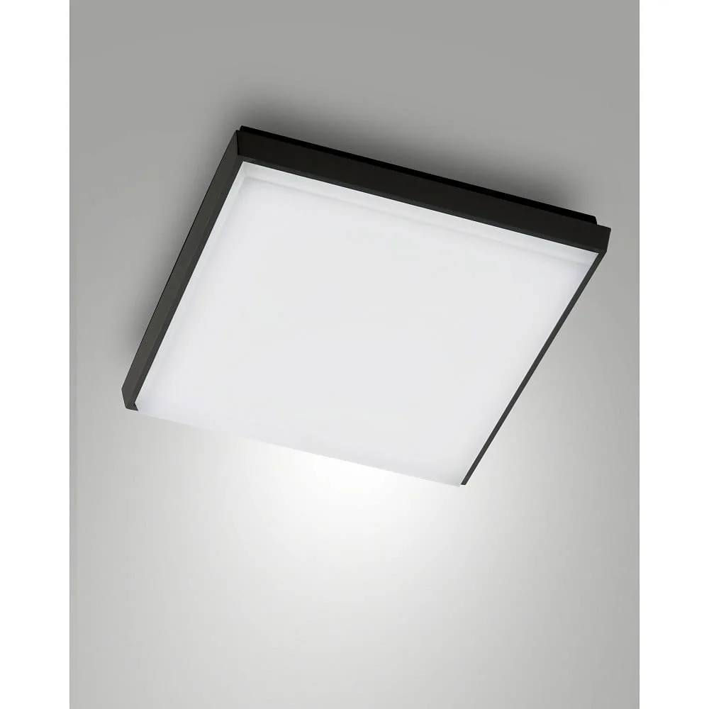 Fabas Luce DESDY Plafoniera LED da esterno, 30x30cm