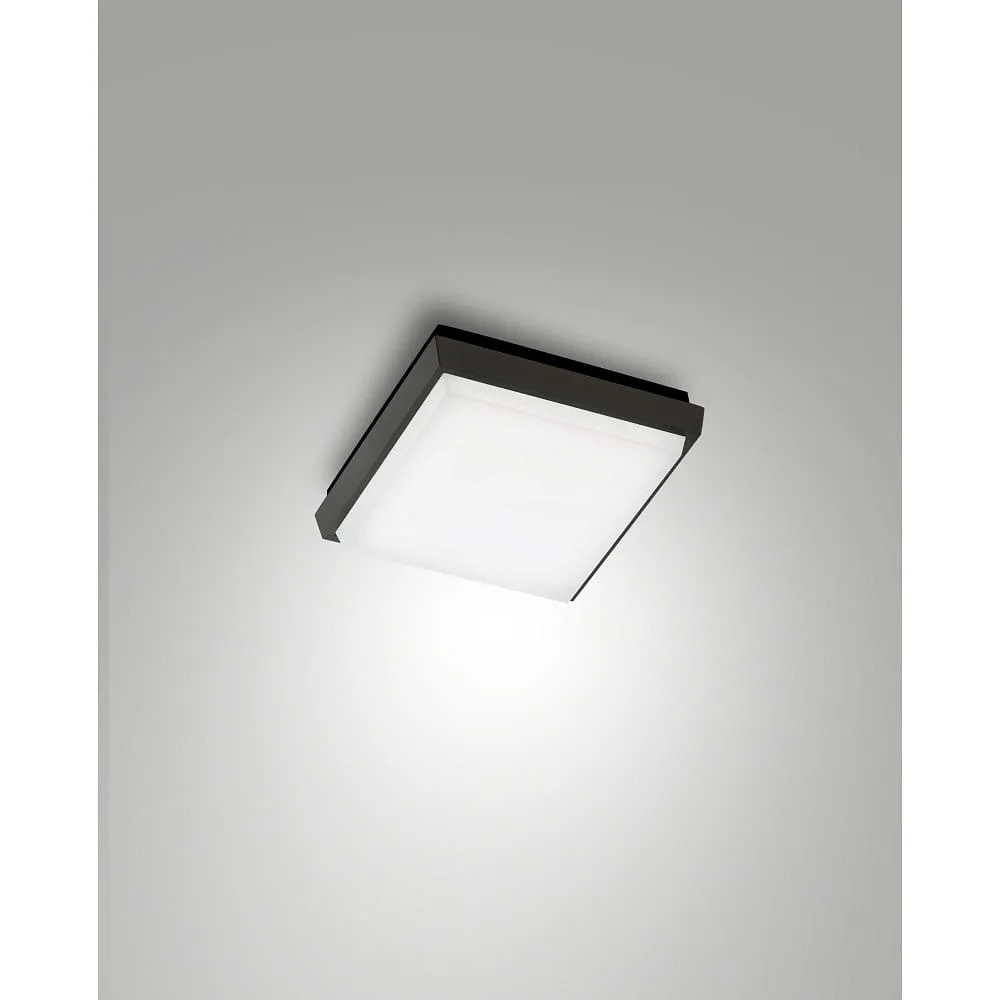 [FAB-3314-69-101] Fabas Luce DESDY plafonnier LED d'extérieur, 18x18cm