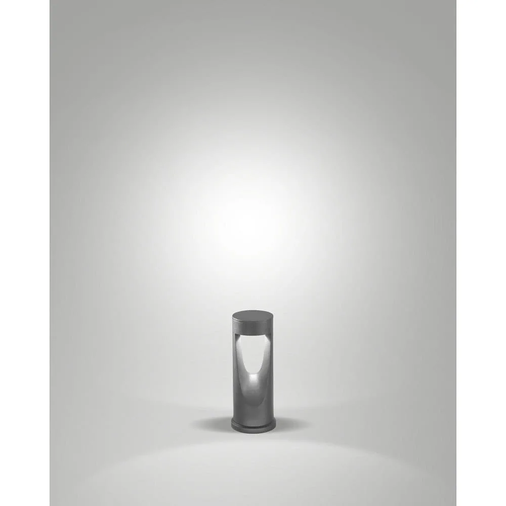 Fabas Luce Paletto da giardino TEO 30 IP65, metallico, nero
