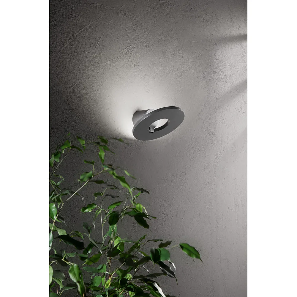 Fabas Luce Applique da esterno ELITE IP54, grigio scuro