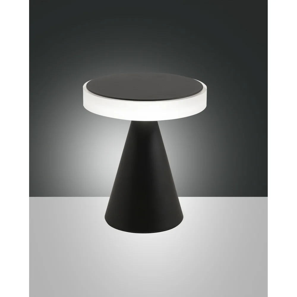 [FAB-3386-34-101] Fabas Luce Lampe à poser LED NEUTRA, 1x 8W, 3000K, 720m, IP20, noir