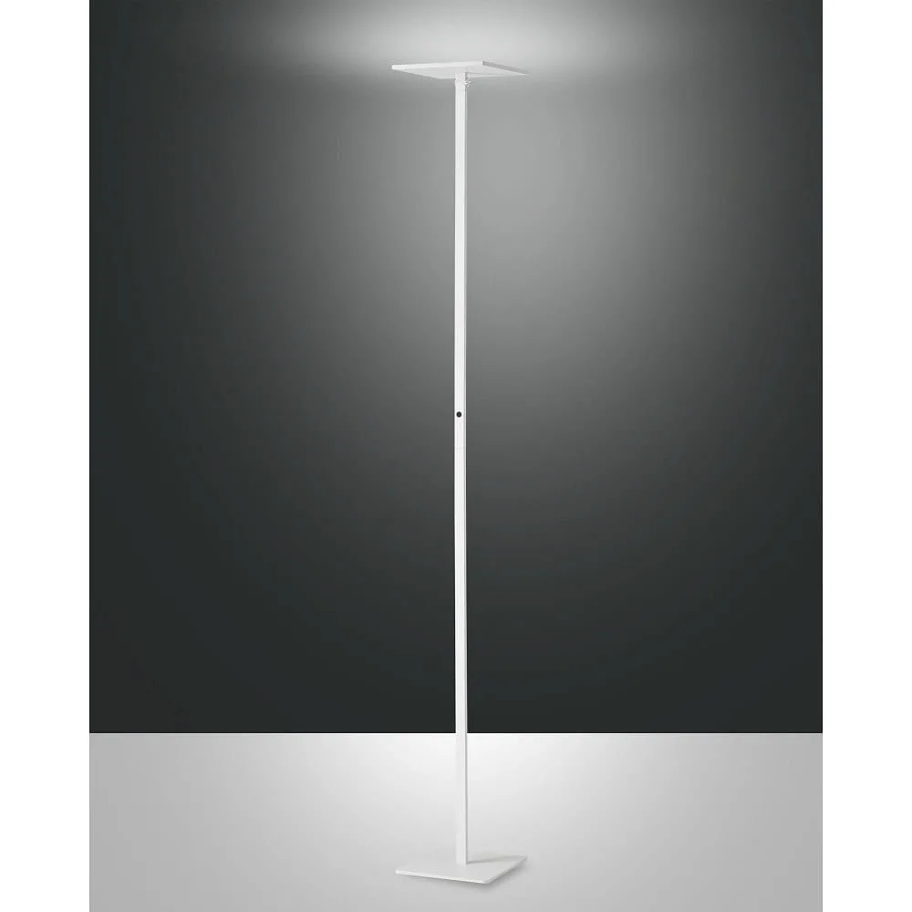 [FAB-3550-12-102] Fabas Luce Lampadaire IDEAL carré, CCT Switch, inclinable, avec variateur tactile IP20, dimmable (FAB-3550-12-102)