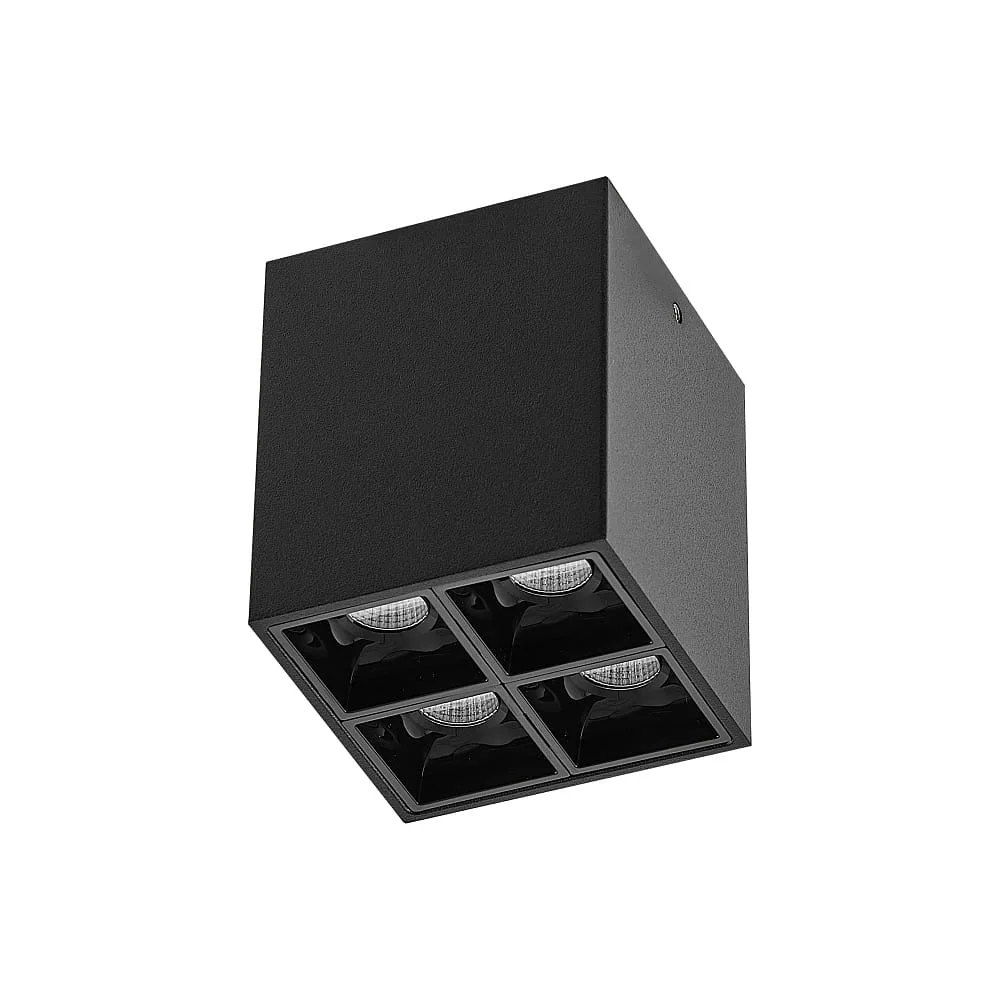 Molto Luce Plafoniera LIRO SD IP20, nero, 3000 K