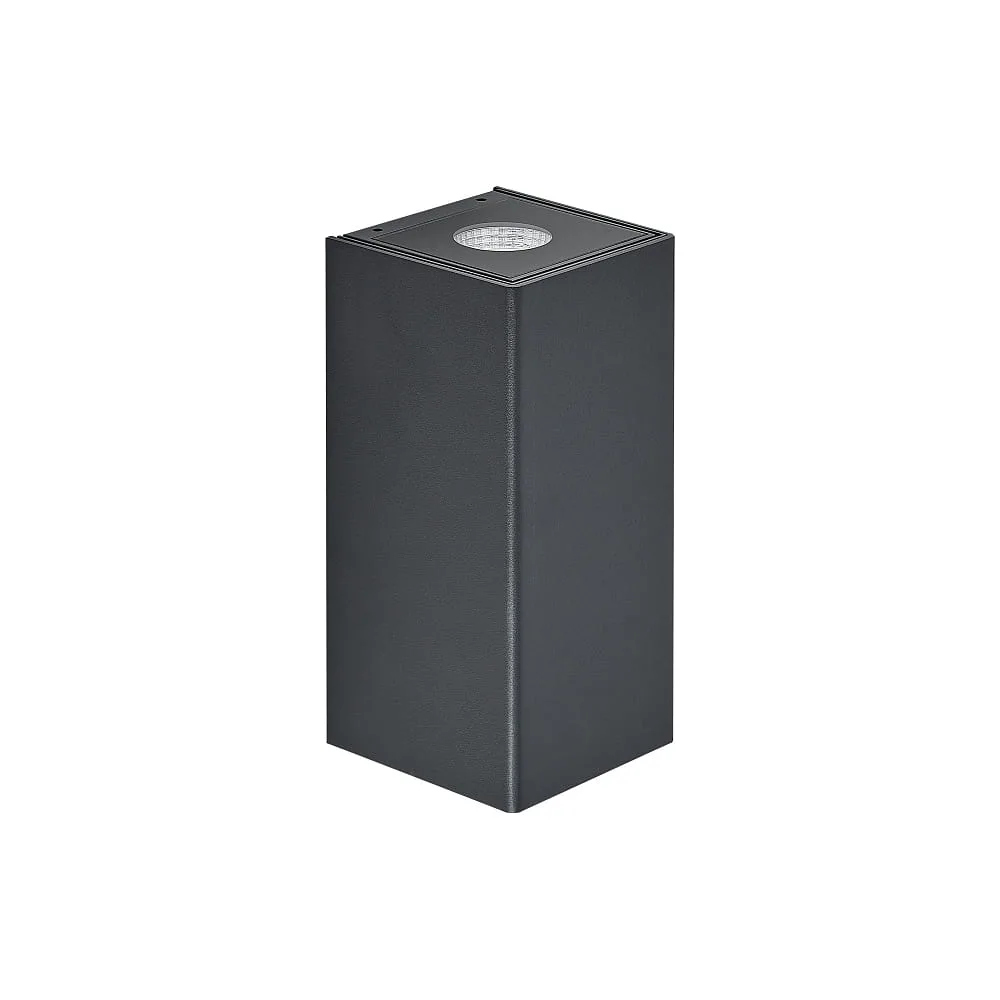 [MOL-333-00048] Molto Luce Wall luminaire CORBA SQ W square IP65, anthracite dimmable