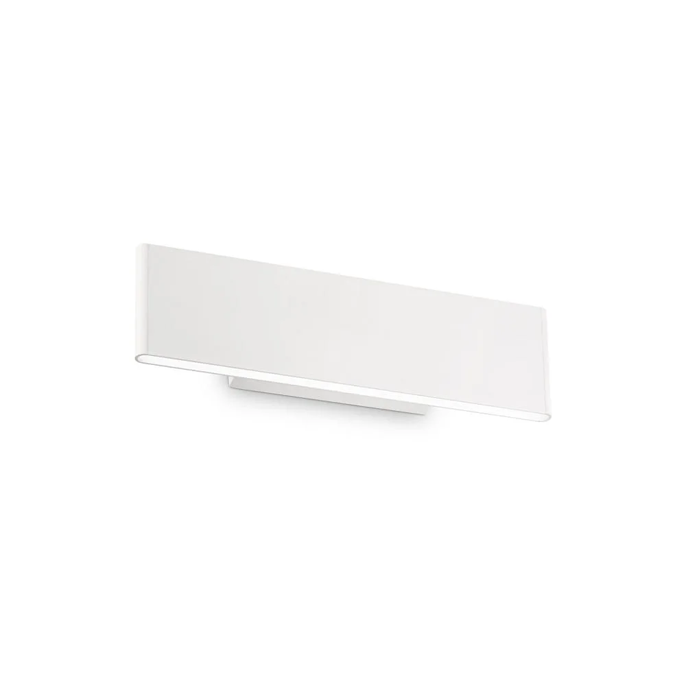 Ideal Lux Applique murale LED DESK, Up/Down, largeur 28.5cm, 12,5W 3000K 500lm, aluminium – blanc mat thermolaqué