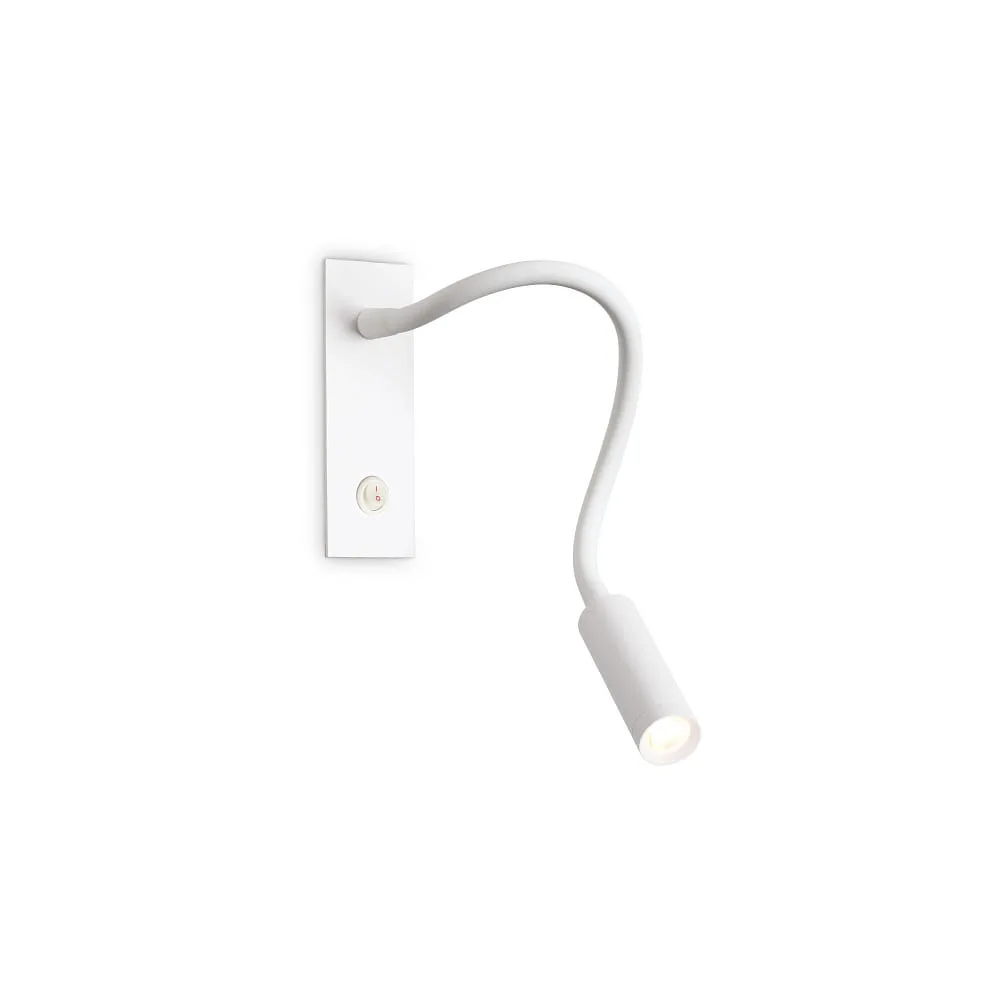 [IDEA-285320] Ideal Lux Wall luminaire IO with switch, with flex arm IP20 (white)