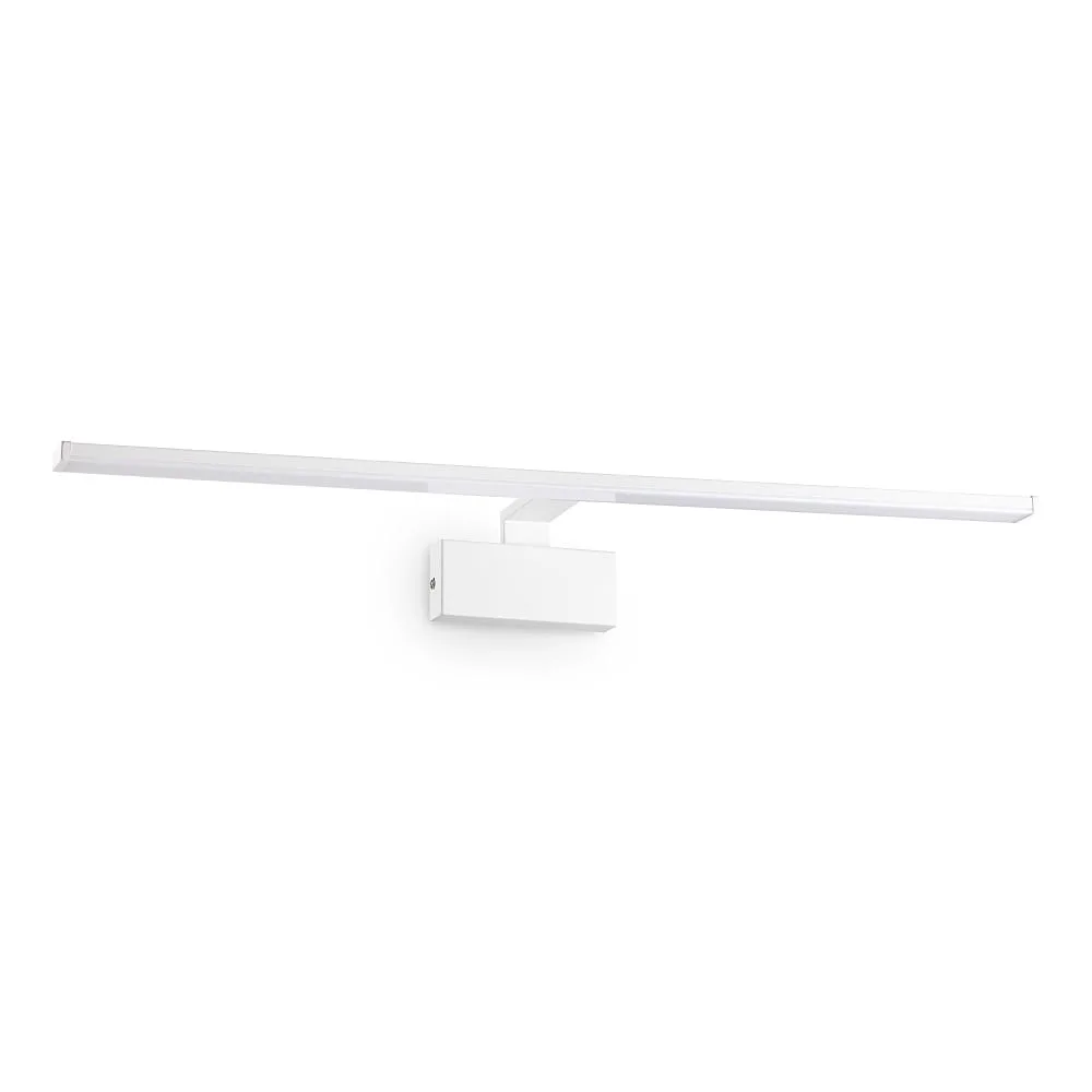 Ideal Lux LED Applique murale / applique pour miroir ALMA, IP20, largeur 81cm, 20W 3000K 1300lm – thermolaqué blanc