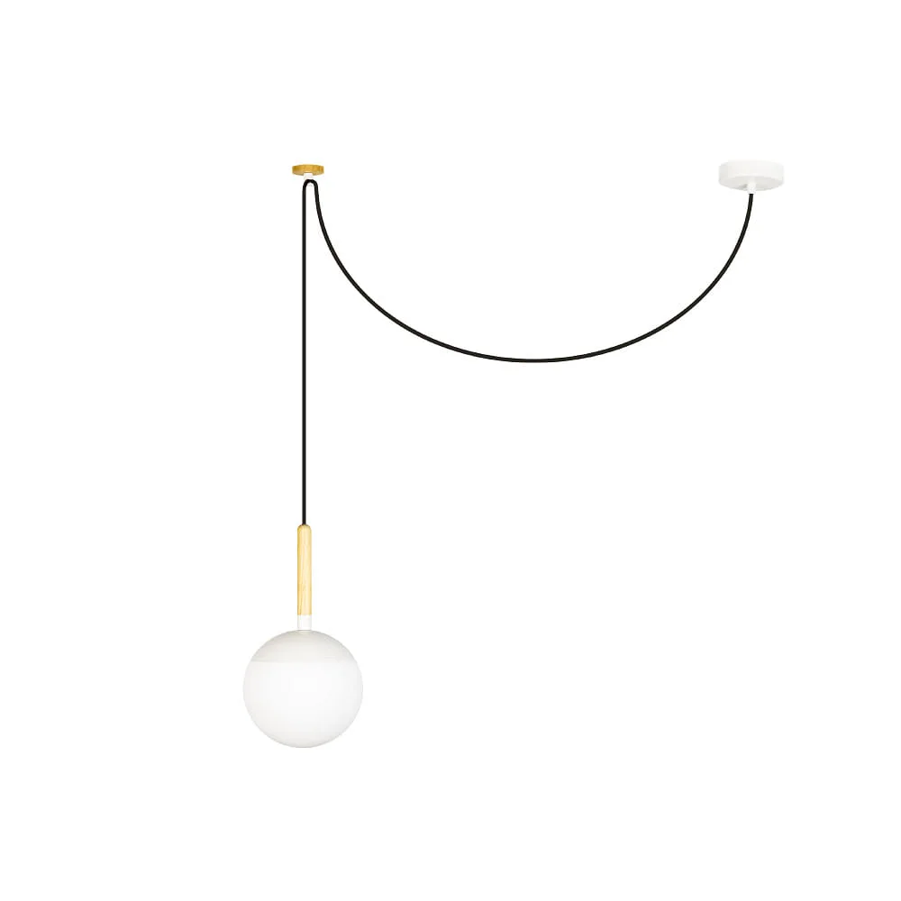 [FAR-28375] FARO BARCELONA Pendelleuchte MINE E27 IP20, L/B/T: 18.5/18.5/18.5 cm (Weiß matt)