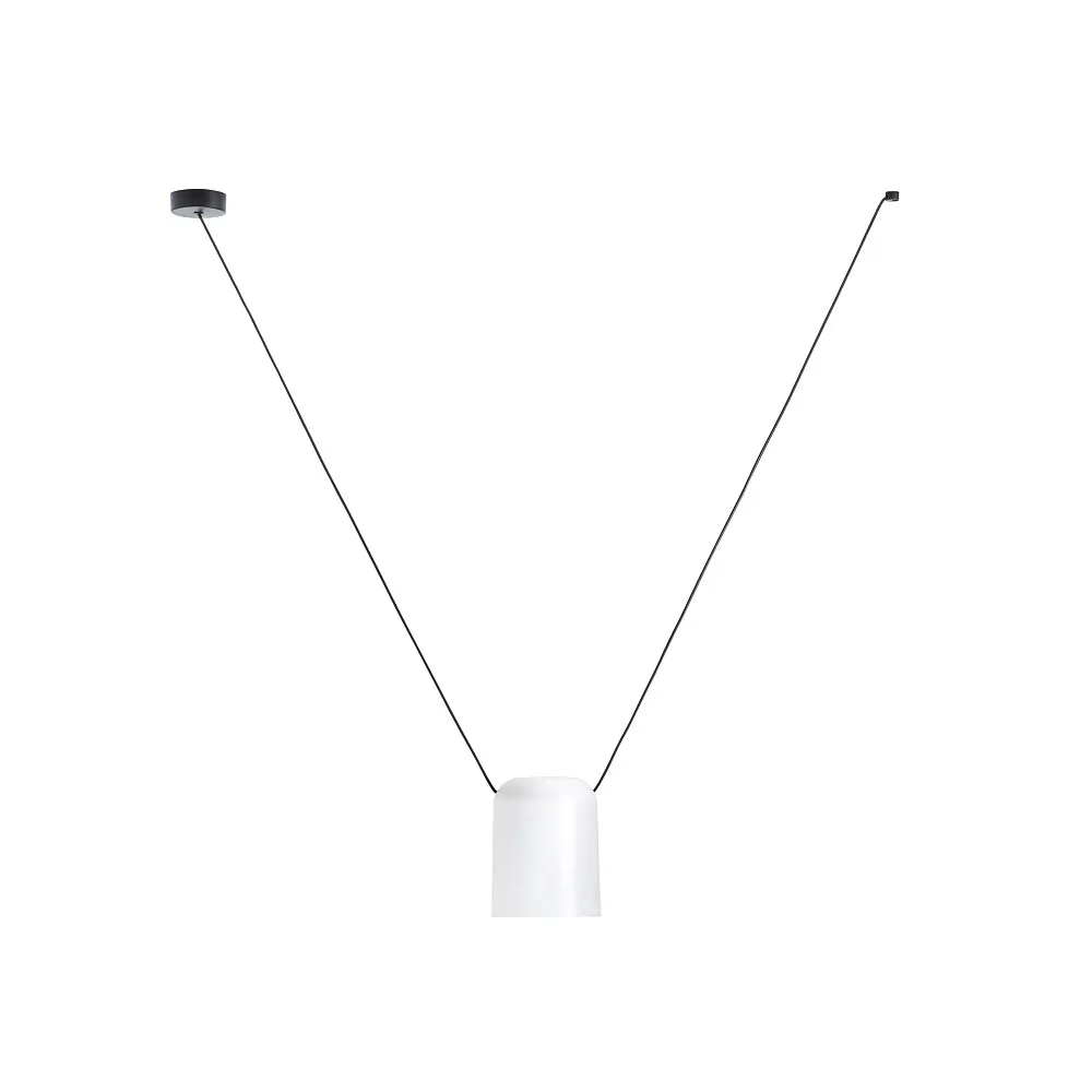[LEDS-00-7390-05-14] LEDS C4 Pendelleuchte ATTIC V E27 IP20, Ø/L/B/H: 15/200/15/175 cm (Weiß)