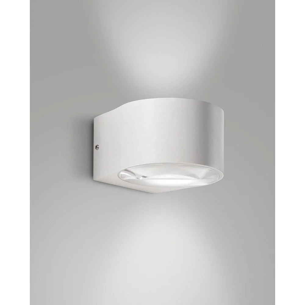 [FAB-3603-22-102] Fabas Luce LED Wandleuchte LAO, 2x 6W, 3000K, 1080lm, IP65 (weiß)