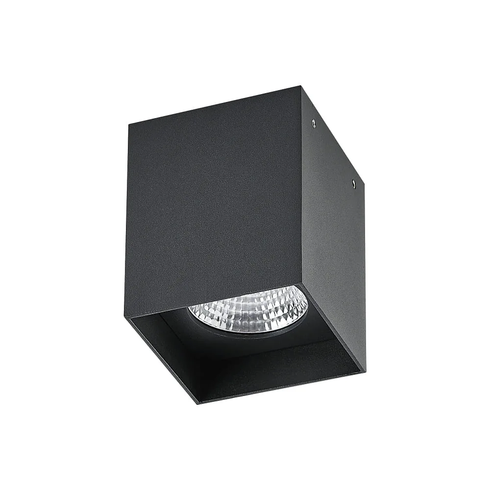 [MOL-305-602427b] Molto Luce Plafonnier AEON SMALL SQUARE IP20, 2700 K (noir mat)