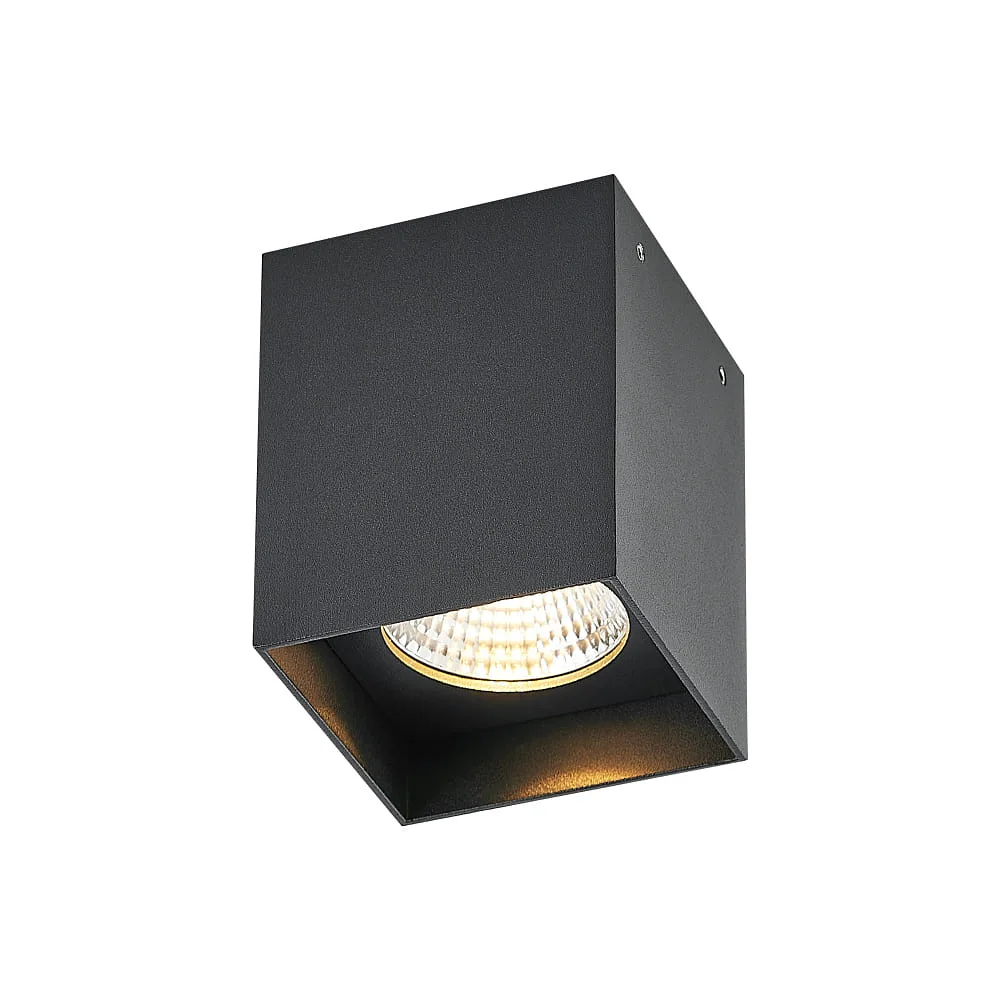[MOL-305-602430b] Molto Luce Deckenleuchte AEON SMALL SQUARE IP20, 3000 K (schwarz matt)