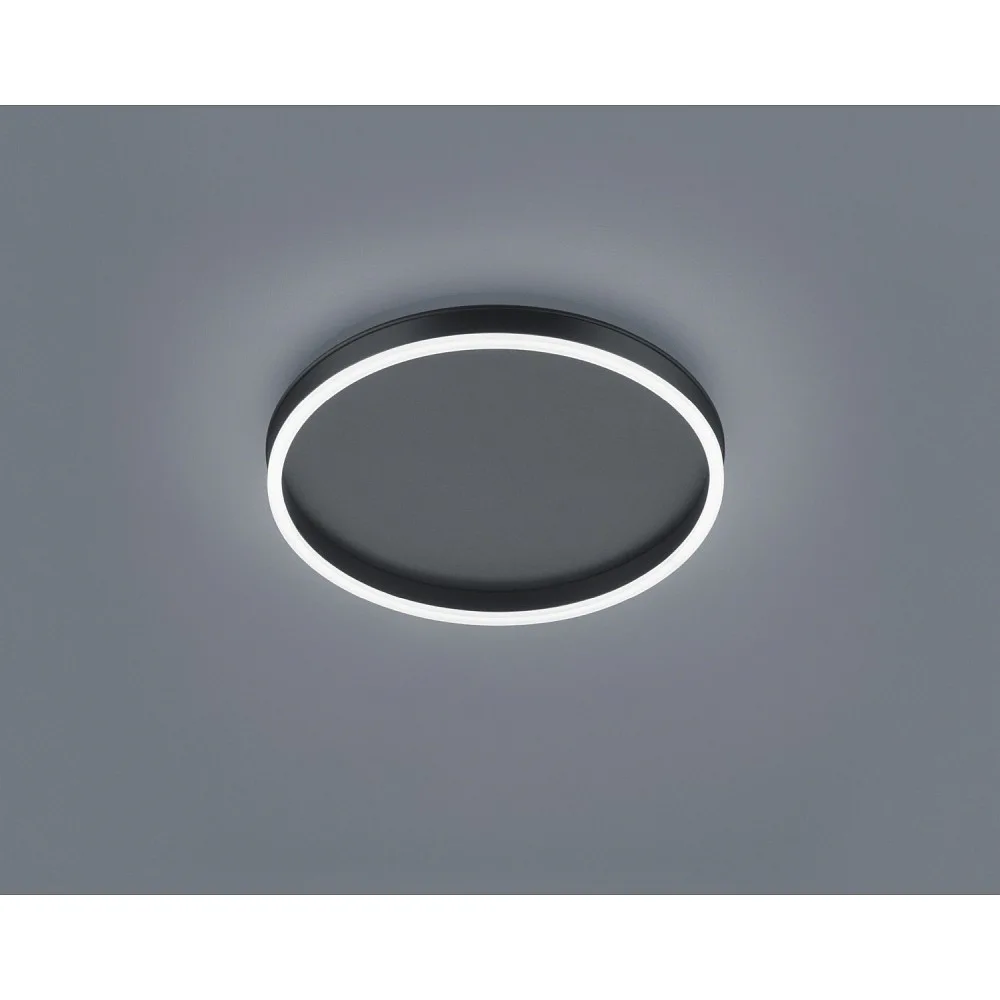 [HEL-15/1993.22] Helestra Plafoniera LED SONA LED, rotonda, IP20 (nero opaco)