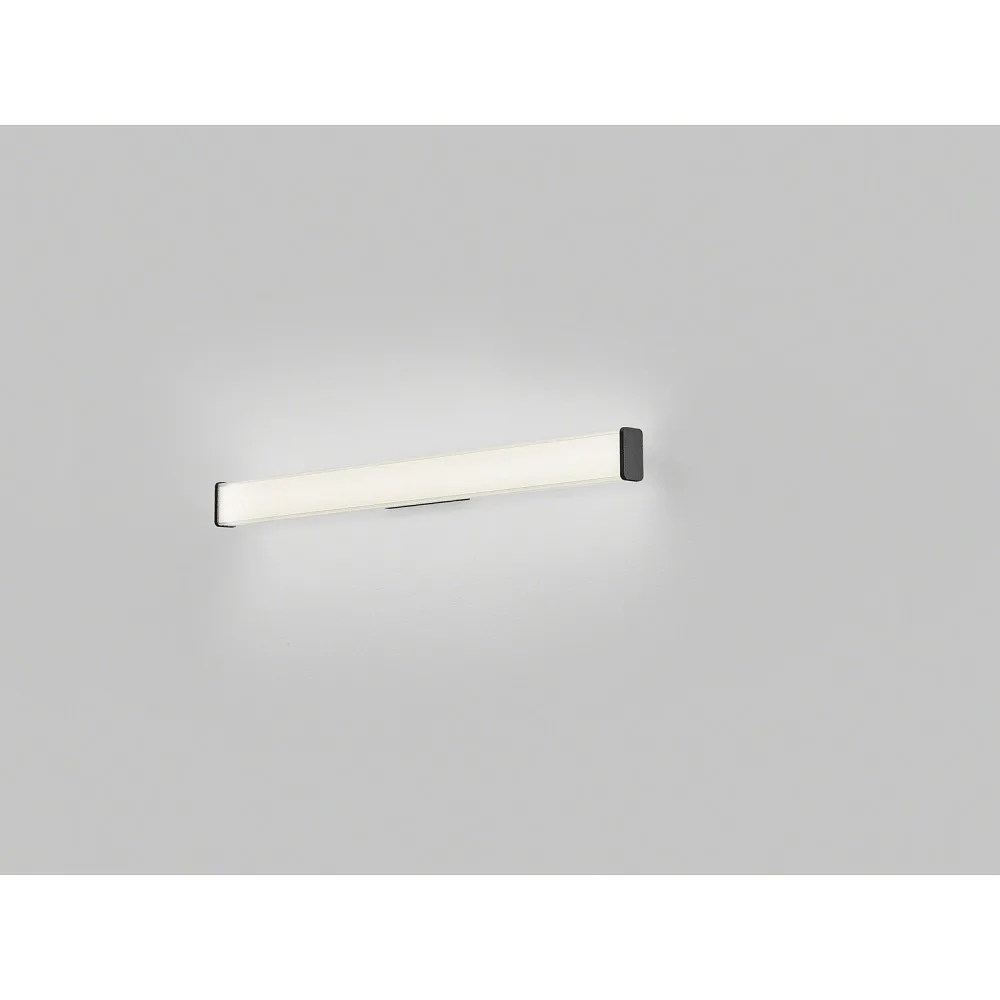 Helestra Applique ALLA 90 commutabile IP44 – nero opaco