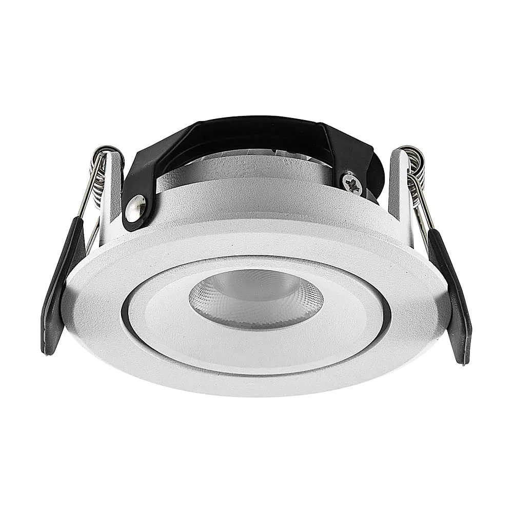 [MOL-222-00128] Molto Luce Einbauleuchte AGON FLAT ROUND IP20, weiß dimmbar 5W 440lm 2700K 55°