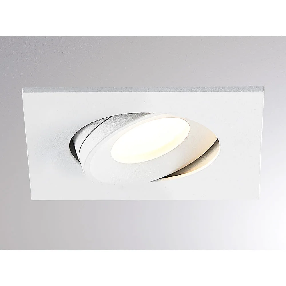 [MOL-222-00142] Molto Luce Encastré AGON SQUARE IP20, blanc dimmable 5/9W 475|830lm 3000K 36°