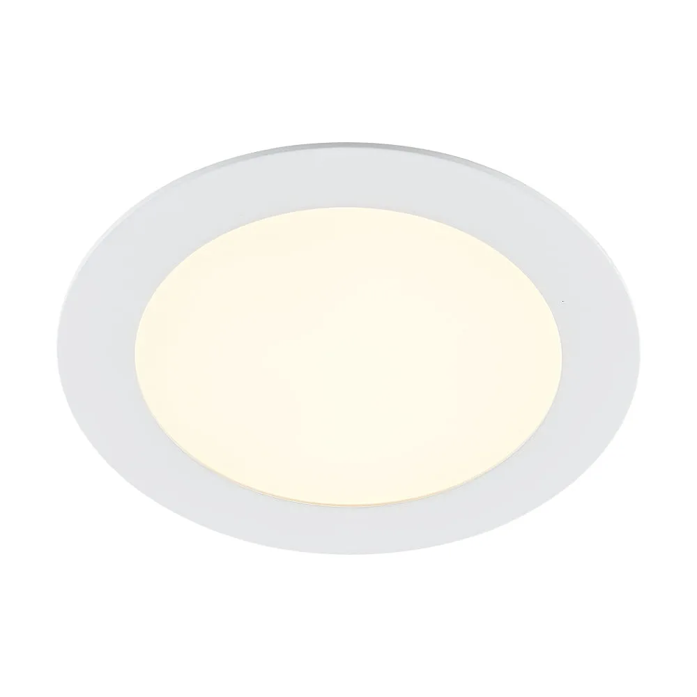 Molto Luce Plafoniera MOON ROUND R IP44/IP20, bianco opaco, dimmerabile, 1730 lm