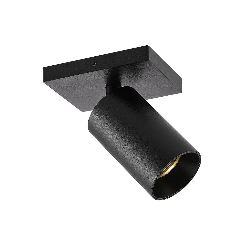 Molto Luce Wand- und Deckenleuchte MISSOR I GU10 IP20, schwarz, dimmbar