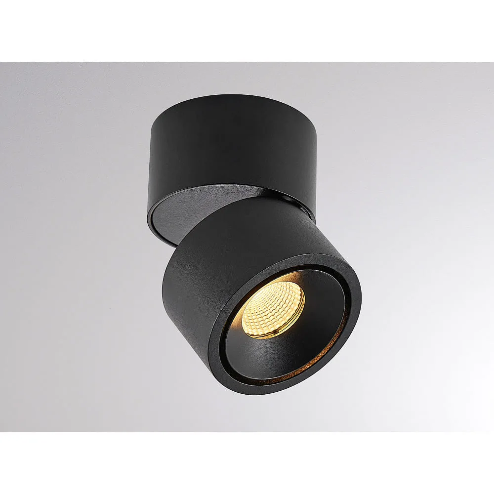 Molto Luce Applique e plafoniera MAGIS MINI SD IP20, nero dimmerabile, 2700 K