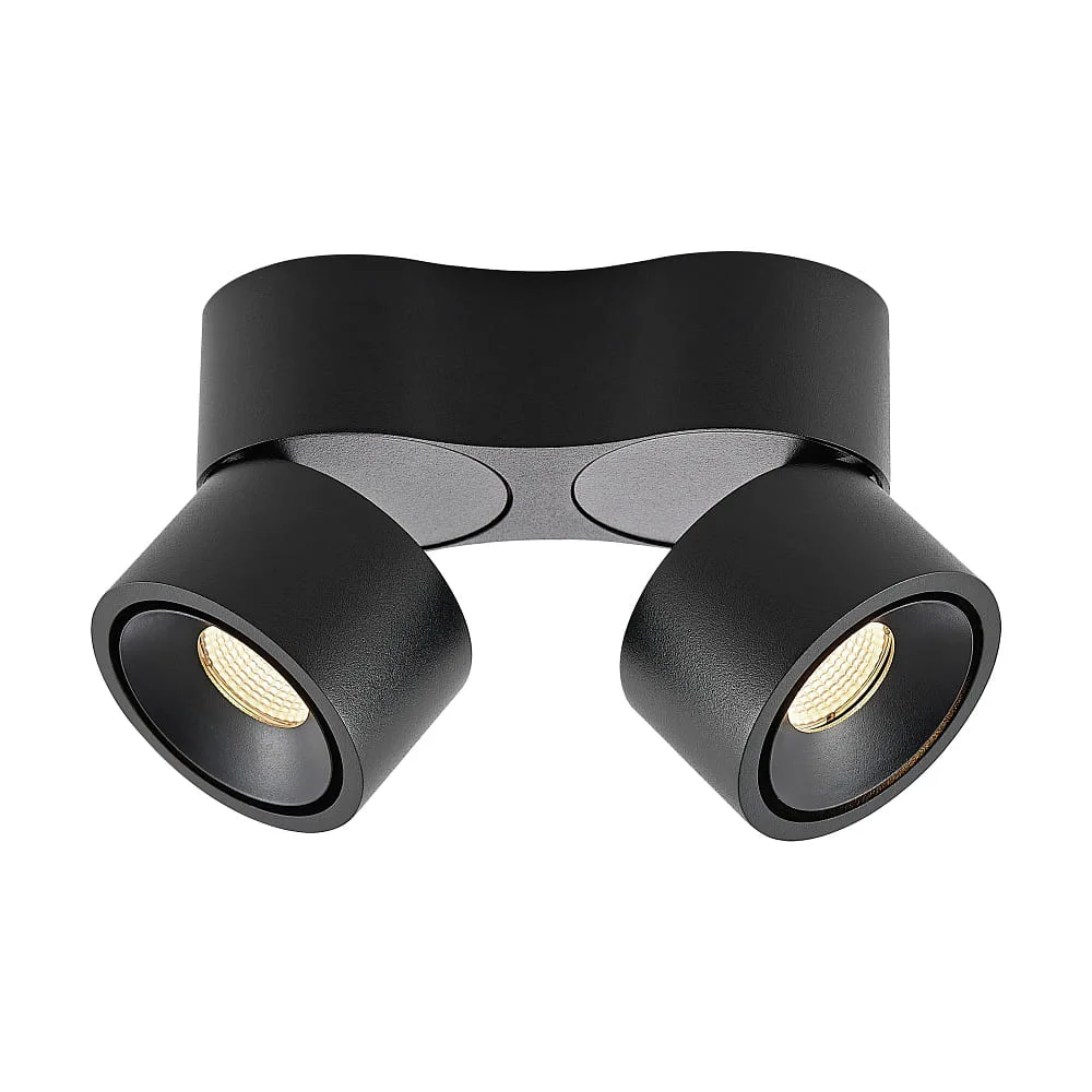 [MOL-222-00047] Molto Luce Wand- und Deckenleuchte MAGIS MINI DOUBLE SD IP20, schwarz dimmbar, 3000 K