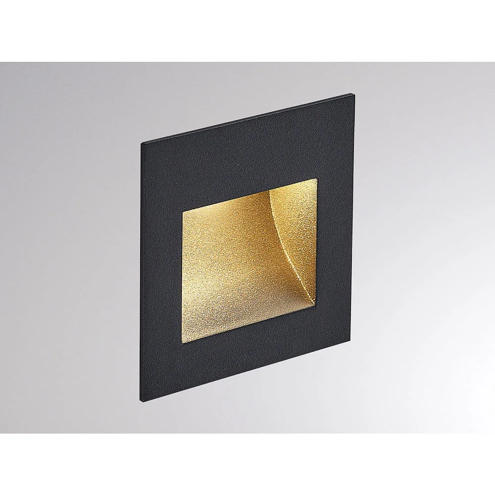 [MOL-305-0130380003006] Molto Luce Incasso a parete PAN IP20, nero dimmerabile
